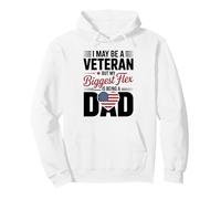 Puedo ser un Veterano, Pero mi Mayor flexibilidad es ser papá Sudadera con Capucha