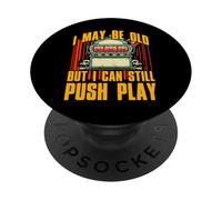 Puedo ser viejo, pero aún puedo empujar play PopSockets PopGrip Adhesivo