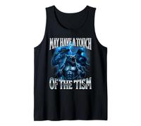 Puedo Tener un Toque del Tism Alpha Male Wolf Meme Camiseta sin Mangas