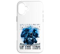 Puedo Tener un Toque del Tism Alpha Male Wolf Meme Carcasa para iPhone 16 Plus