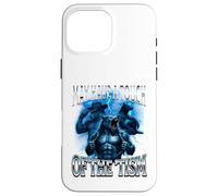 Puedo Tener un Toque del Tism Alpha Male Wolf Meme Carcasa para iPhone 16 Pro MAX
