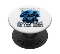 Puedo Tener un Toque del Tism Alpha Male Wolf Meme PopSockets PopGrip Adhesivo