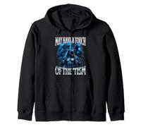 Puedo Tener un Toque del Tism Alpha Male Wolf Meme Sudadera con Capucha