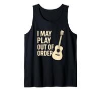 Puedo tocar el humor de guitarra fuera de orden Camiseta sin Mangas