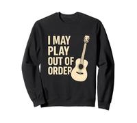 Puedo tocar el humor de guitarra fuera de orden Sudadera