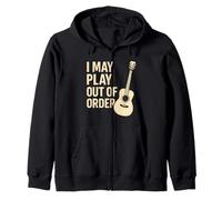 Puedo tocar el humor de guitarra fuera de orden Sudadera con Capucha