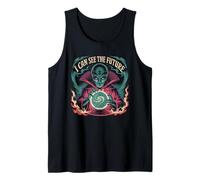 Puedo ver al futuro alienígena místico adivino Camiseta sin Mangas