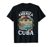 Puedo Vivir en América Mi Historia comenzó en Cuba Vintage Camiseta