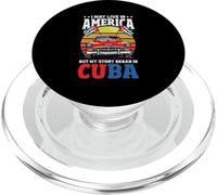 Puedo Vivir en América Pero mi Historia comenzó en Las raíces de Cuba PopSockets PopGrip para MagSafe