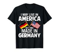 Puedo Vivir en Estados Unidos Funny American Germany Deutschland Camiseta