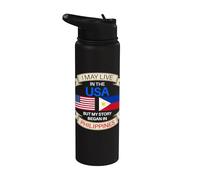 Puedo vivir en Estados Unidos, pero mi historia comenzó en Filipinas Filipino Stainless Steel Insulated Water Bottle