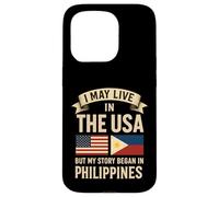 Puedo vivir en los Estados Unidos, pero mi historia comenzó en Filipinas Carcasa para iPhone 15 Pro