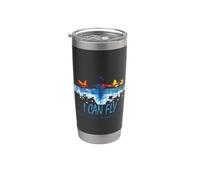 Puedo volar ¿Cuál es tu superpoder? Nada como mariposa Vaso térmico de acero inoxidable de doble pared