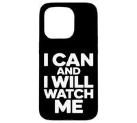 Puedo y me veré Motivacional Carcasa para iPhone 15 Pro