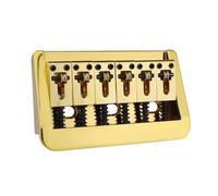 Puente ajustable de aleación de zinc para guitarra eléctrica, 10,5 mm, distancia entre cuerdas para 6 accesorios, puente ajustable duradero