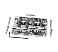 Puente bajo de 4 cuerdas para bajos eléctricos, piezas de guitarra eléctrica, conjunto de puente bajo, juego de puente de guitarra, cambio de estilo vintage