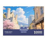 Puente Carlos 1000 Piezas Rompecabezas Familiar Edificio Inteligencia Juguete Regalo Creativo para La Relajación Desafíos Extra Divertidos Educativo 70x50cm/1