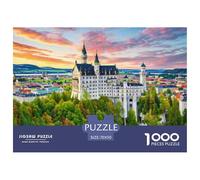 Puente Carlos 1000 Piezas Rompecabezas Familiar Edificio Inteligencia Juguete Regalo Creativo para La Relajación Desafíos Extra Divertidos Educativo 70x50cm/1