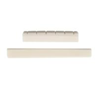 Puente de 6 cuerdas para guitarra acústica, tuerca de hueso sin ranura, piezas de repuesto para guitarra acústica, eléctrica, folk sin ranura