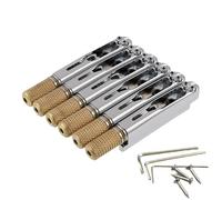 Puente de 6 cuerdas para guitarra sin cabeza, puente de metal para resistencia y durabilidad, accesorios sin cabeza