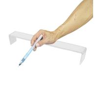 Puente de acrílico: soporte para brazo de pintura, de dibujo ajustable, herramienta de dibujo transparente, soporte de mano | para pintor cajón estudiante profesor arte estudio