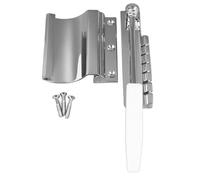 Puente de agudos de guitarra eléctrica de mtlavismo con amplitud ajustable y capacidades de ajuste precisos ideales para la interpretación de música de jazz en las guitarras de la (Silver)