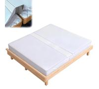 Puente de amor para colchones 190x200cm, Relleno de hendidura para colchón con sábana ajustable, Cuña para junta de colchón - Anti-fisura de invitado - Convierte dos camas individuales en cama doble