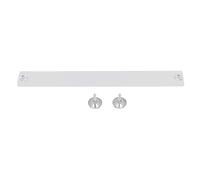 Puente de apoyo para artistas, reposamuñecas transparente de acrílico para pintura detallada, herramienta de dibujo grande de 48 cm con bordes lisos para marcos de hasta 40 cm de