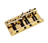 Puente de bajo de metal, firme, tono hermoso, bajo elctrico de 4 cuerdas, dorado, negro, plateado opcional (dorado