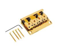 Puente de bajo fijo de 4 cuerdas, puente de bajo eléctrico, puente fijo para guitarra, puente de guitarra, textura de metal, adecuado para guitarra