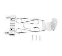 Puente de bajo Puente de zinc aleación de graves eléctricos Reemplazo de pasajero para el bajo de jazz (Plata)