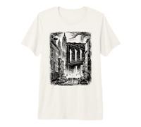 Puente de Brooklyn Arte de la Ciudad de Nueva York Camiseta Premium