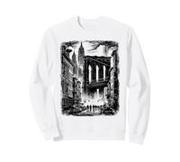 Puente de Brooklyn Arte de la Ciudad de Nueva York Sudadera