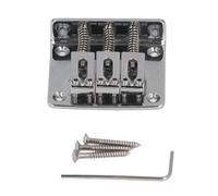 Puente de Cola de 3 Cuerdas, Puente de Cola de Guitarra de Metal, Puente Decorativo de Guitarra Eléctrica para Caja de Cigarros