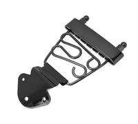 Puente de Cola de Trapecio de Guitarra de 6 Cuerdas, Puente de Cola de Trapecio Reemplazo de Metal Accesorios de Pieza de Repuesto de bajo Eléctrico de 6 Cuerdas (BLACK)