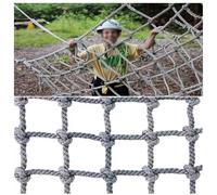 Puente de escalera de cuerda de escalada duradera para casa del árbol y pared de escalada, equipo de aventura seguro para interiores y exteriores para jugar activamente