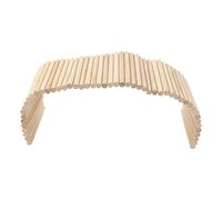 Puente de escondite para Mascotas Túnel de Escalada para Mascotas pequeñas, Seguro y de Madera, Flexible, para Conejos, cobayas, hámsteres, Ejercicio de Juego de Abedul Natural, (15 * 50CM)
