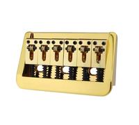 Puente de guitarra ajustable de 6 cuerdas para guitarras eléctricas, incluye llave inglesa y accesorios de montaje, 10,5 mm de distancia entre cuerdas y puente de guitarra eléctrica