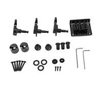 Puente De Guitarra De 3 Cuerdas, Clavijas De Afinación Perillas De Control Juego De Sujetadores Accesorios De Guitarra Caja De Cigarros De 3 Cuerdas Kits Combinados De Guitarra Clavijas De Afinación P