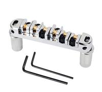 Puente de guitarra de 6 cuerdas, sillines de rodillo ajustables, puente de repuesto para guitarra eléctrica