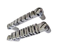 Puente de guitarra de aleación de zinc Jugabilidad Reemplazo del cordal Fácil de Instalar Puente de Cambio