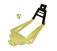 Puente de guitarra de alta precisión con estructura estable para un ajuste óptimo de la altura de las cuerdas y mayor durabilidad. Pieza de reparación de guitarras