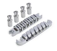 Puente de guitarra dividido, cordal de guitarra eléctrica, cuerda colgante superior, sillines individuales para espacio de cuerda de 52 mm