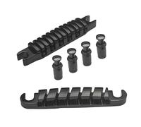 Puente de guitarra dividido, cordal de guitarra eléctrica, cuerda colgante superior, sillines individuales para espacio de cuerda de 52 mm