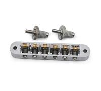 Puente De Guitarra El Cordal Del Puente Con Tornillo De Elevación De Rodillo Es Adecuado Para Guitarras Eléctricas LP(Silver)