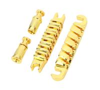 Puente de Guitarra Elctrica, Envoltura Envolvente de Aleacin de Zinc con Silln Ajustable para Guitarra Elctrica Estilo, Espacio entre Cuerdas de 52 Mm, Fcil Instalacin