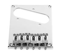 Puente de Guitarra Elctrica, Pastilla de Bobina nica, Repuesto de Puente de Cola de Guitarra Elctrica, Excelente Material Metlico (SILVER