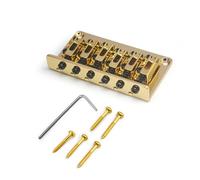 Puente De Guitarra Eléctrica 6 Cuerdas Puentes Guitarra Con Textura Aleación Para Uso En Escenario Y Estudio Bajo Cuerda Ajustable