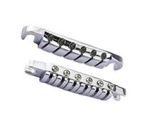Puente de guitarra eléctrica cordal de repuesto independiente espaciado de cuerdas cuerdas de suspensión superior 24BD Puente Guitarra Principiantes