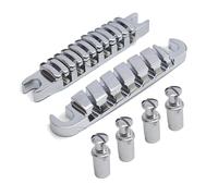 Puente de guitarra eléctrica de 6 cuerdas, cuerda colgante individual, sillín de guitarra dividido, accesorios de guitarra